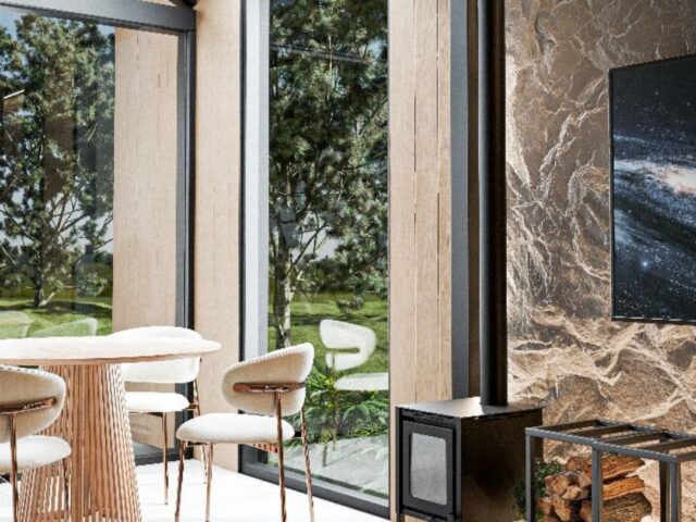 Design industrial que transforma o ambiente e aquece na medida certa.